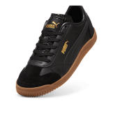 PUMA Club 5v5 Lux Sneakers in Black/Gold Angle 2