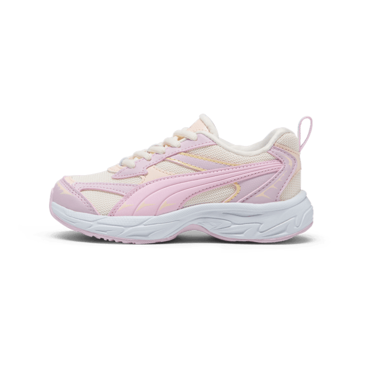 PUMA Morphic Metamorphasis Sneakers in Frosted Ivory/Pearl Pink/Silver Mist (PS) Angle 1