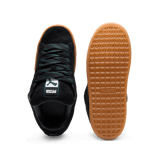 PUMA Suede XL Flecked Sneakers in Black/Ponderosa Pine/Gum Angle 0