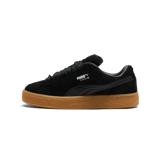 PUMA Suede XL Flecked Sneakers in Black/Ponderosa Pine/Gum Angle 1