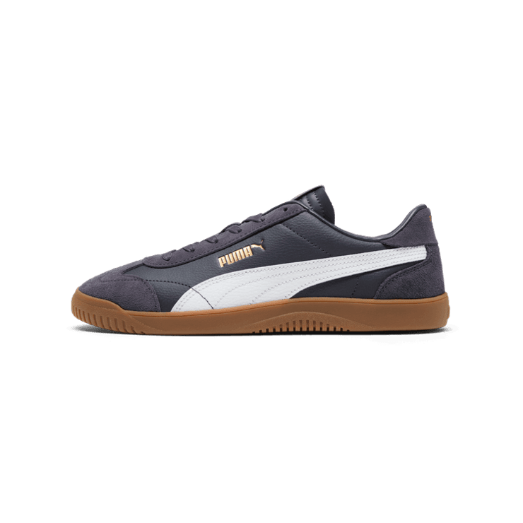 PUMA Club 5v5 Suede Sneakers in Dark Blue Angle 1