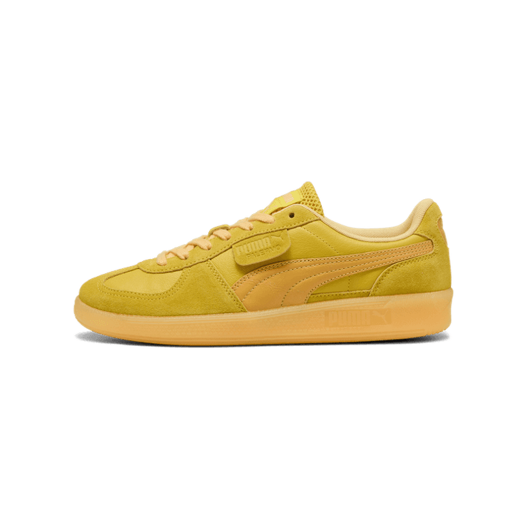 PUMA Palermo Citrus Sneakers in Tangerine/Flaxen Angle 1