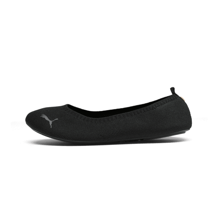 PUMA Illiana Ballet in Black/Gold Angle 1