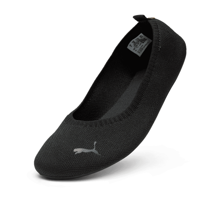 PUMA Illiana Ballet in Black/Gold Angle 2