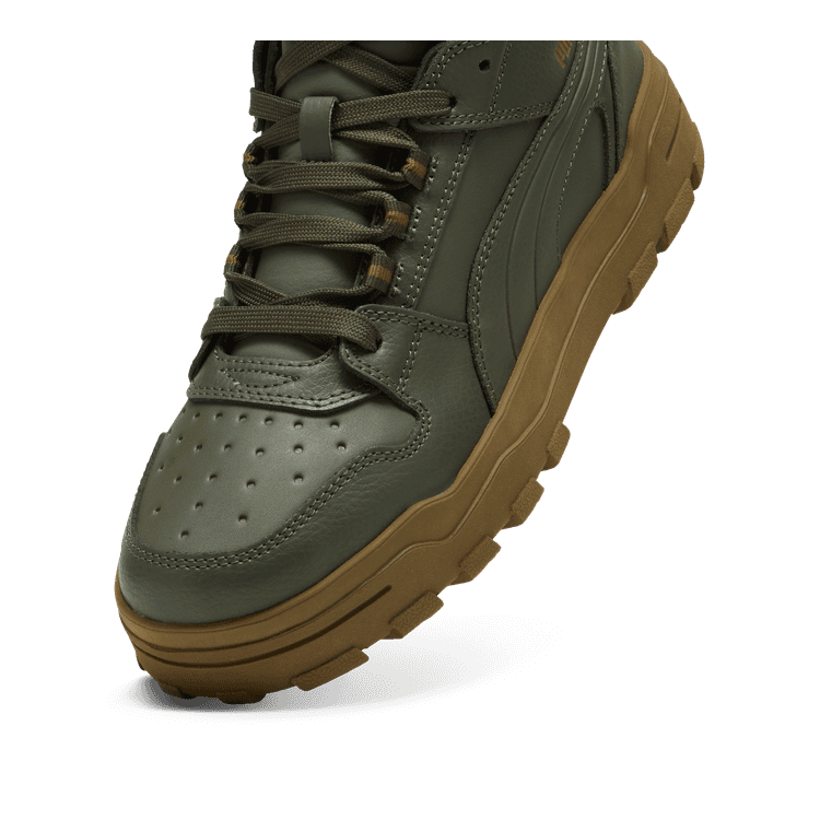 PUMA Rebound Abrupt Sneakers in Dark Olive/Wild Willow/Bronze
