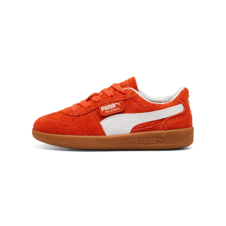 Puma Palermo Little Kid 'Redmazing Gum' Angle 1