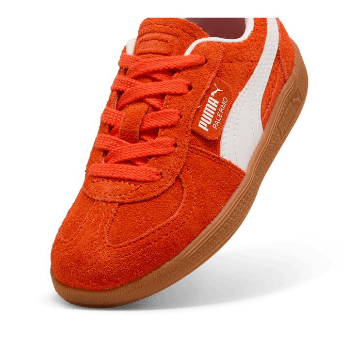 Puma Palermo Little Kid 'Redmazing Gum' Angle 2