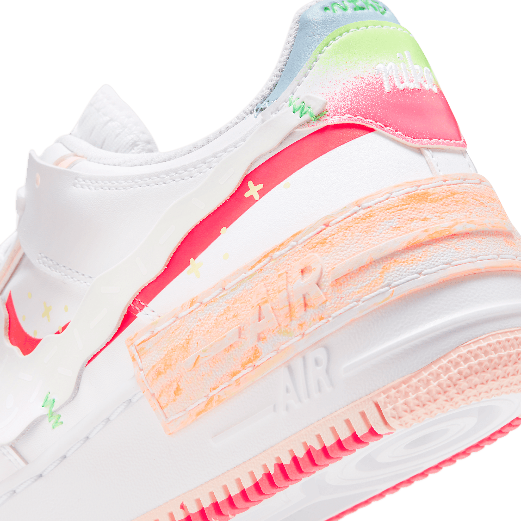 nike w air force 1 shadow pale ivory pink