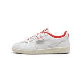 PUMA Palermo Lady Court Sneakers in White/Vapor Grey Angle 1