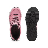 PUMA Evolve Trail Sneakers in Mauved Out/Black/Silver (GS) Angle 0