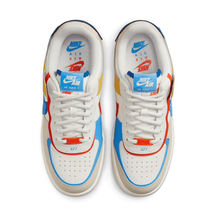 Nike Air Force 1 Low Shadow Rush Orange University Blue (W) Angle 1