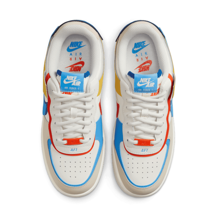 Nike Air Force 1 Low Shadow Rush Orange University Blue (W) Angle 1
