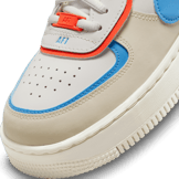 Nike Air Force 1 Low Shadow Rush Orange University Blue (W) Angle 4