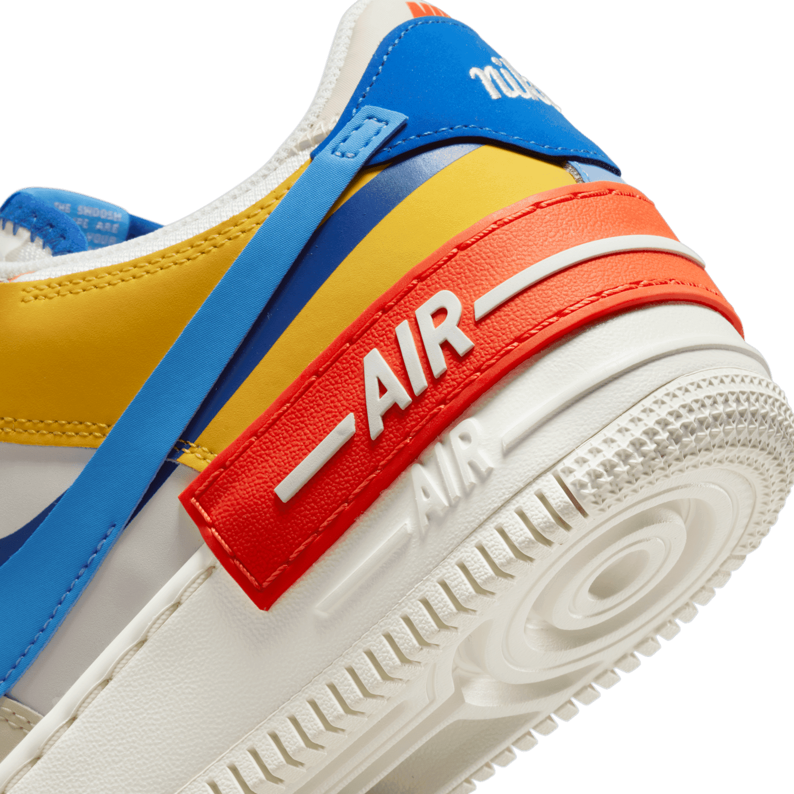 air force 1 orange and blue