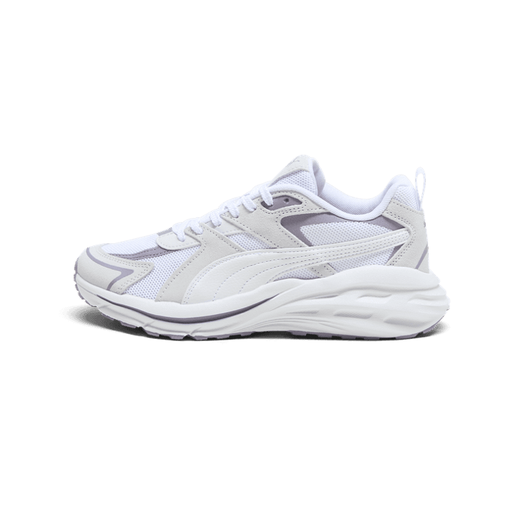 PUMA Hypnotic LS Sneakers in Silver Mist/White/Pale Plum Angle 1