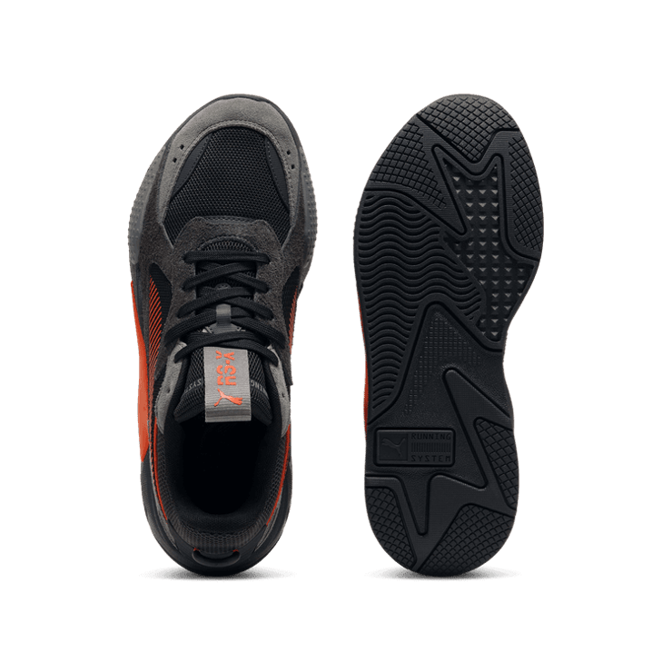PUMA RS-X Heritage Sneakers in Black/Redmazing Angle 0