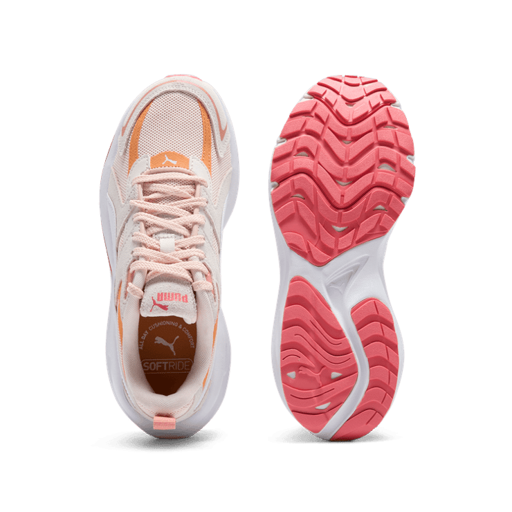 PUMA Hypnotic LS Sneakers in Island Pink/White/Vapor Grey Angle 0