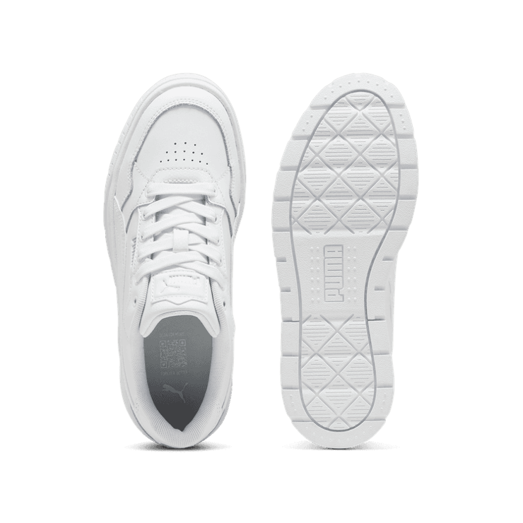 PUMA Karmen II Idol Sneakers in White/Silver Angle 0