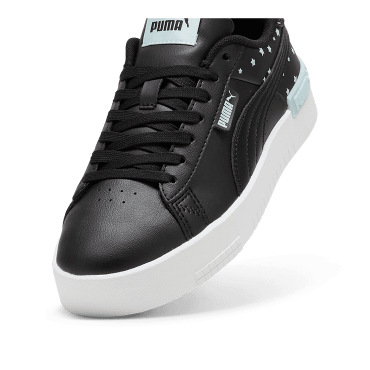 PUMA Jada Stars Sneakers in Black/Frosted Dew (GS) Angle 2