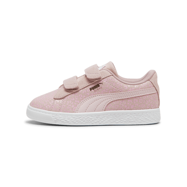 PUMA Suede Classic LF Cheetah Sneakers in Mauve Mist/Mauved Out (PS) Angle 1