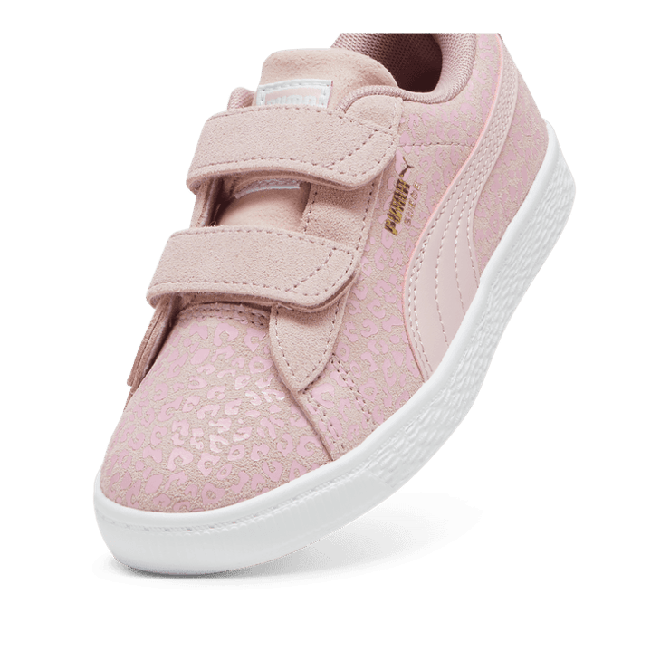 PUMA Suede Classic LF Cheetah Sneakers in Mauve Mist/Mauved Out (PS) Angle 2