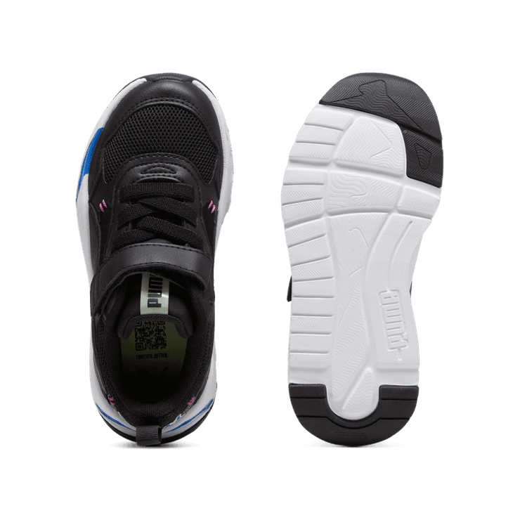 PUMA Trinity Mid 90s Sneakers in Black/Cool Cucumber/Hyperlink Blue (PS) Angle 0