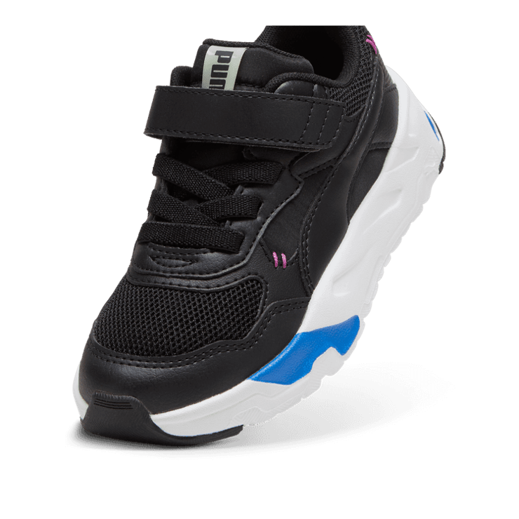 PUMA Trinity Mid 90s Sneakers in Black/Cool Cucumber/Hyperlink Blue (PS) Angle 2