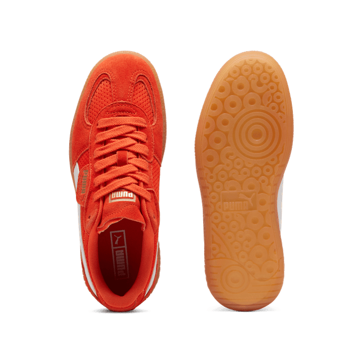 PUMA Palermo LaModa Vintage Sneakers in Redmazing/Gum Angle 0