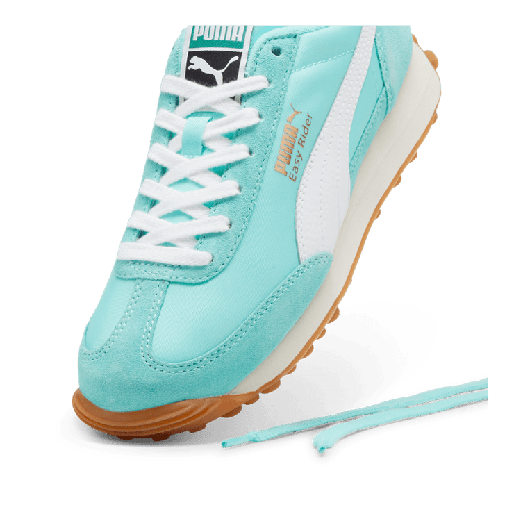 PUMA Easy Rider Vintage Sneakers in Mint/White (GS) Angle 2