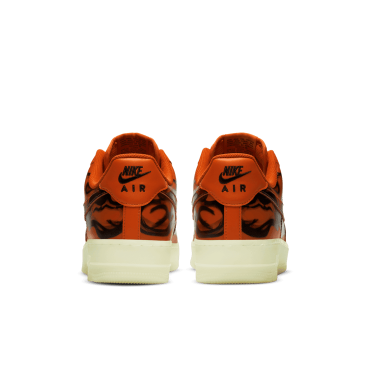 Nike Air Force 1 Low Orange Skeleton Angle 3