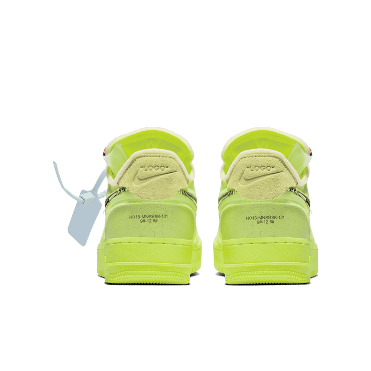 Nike Air Force 1 Low Off-White Volt Angle 3