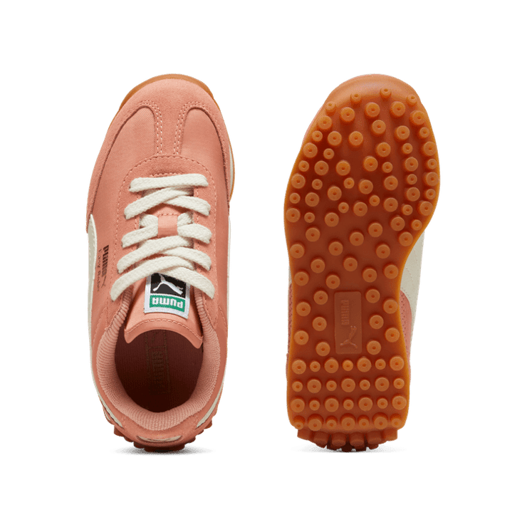 PUMA Easy Rider Vintage Sneakers in Deeva Peach/Alpine Snow/Gold (PS) Angle 0