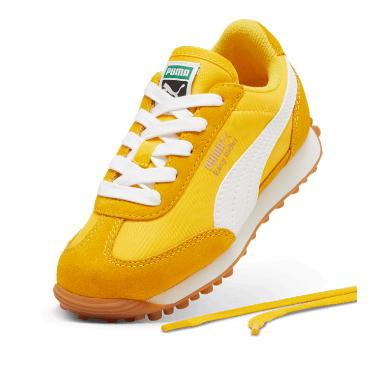 PUMA Easy Rider Vintage Sneakers in Tangerine/White (PS) Angle 2