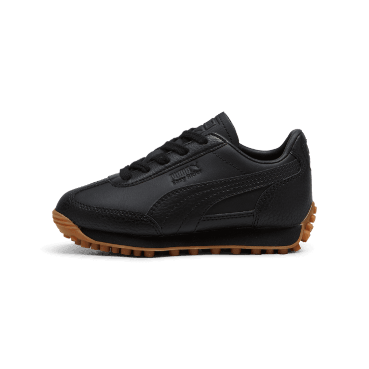 PUMA Easy Rider Leather Sneakers in Black (PS) Angle 1