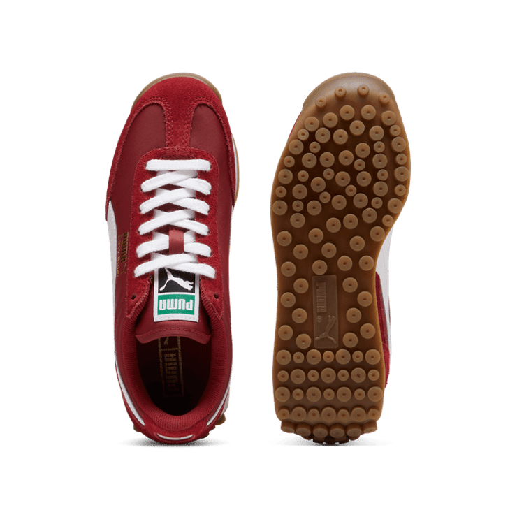PUMA Easy Rider Vintage Sneakers in Intense Red/White (GS) Angle 0