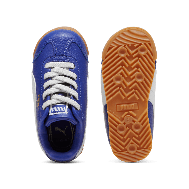 PUMA Roma 24 Standard s' Sneakers in Lapis Lazuli/Fresh Pear (TD) Angle 0