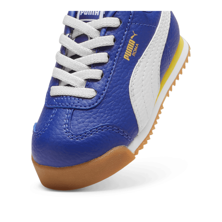 PUMA Roma 24 Standard s' Sneakers in Lapis Lazuli/Fresh Pear (TD) Angle 2
