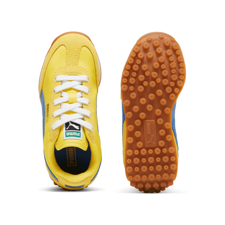 PUMA Easy Rider Vintage Sneakers in Speed Yellow/Bluemazing/Gold (PS) Angle 0