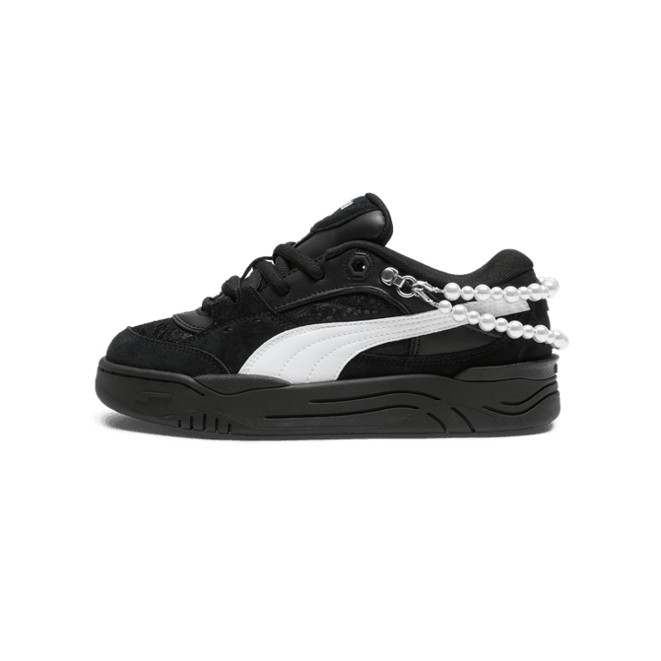 PUMA-180 Sneakers in Black/White Angle 1