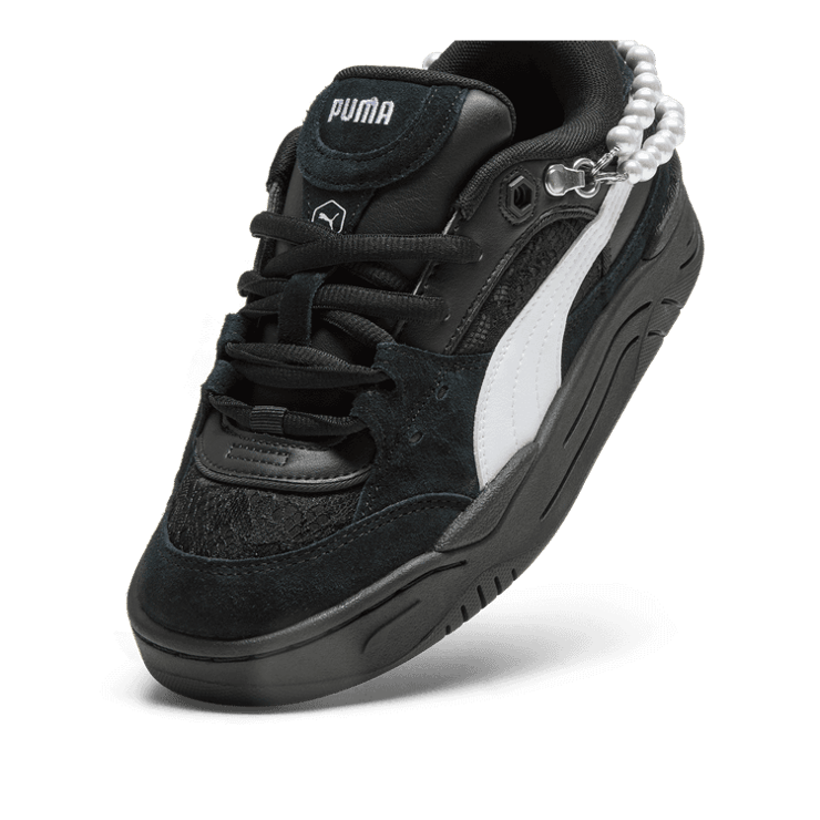 PUMA-180 Sneakers in Black/White Angle 2