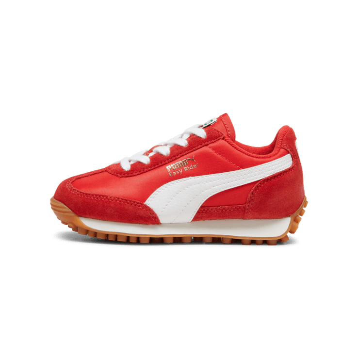 PUMA Easy Rider Vintage Sneakers in Red/White (PS) Angle 1