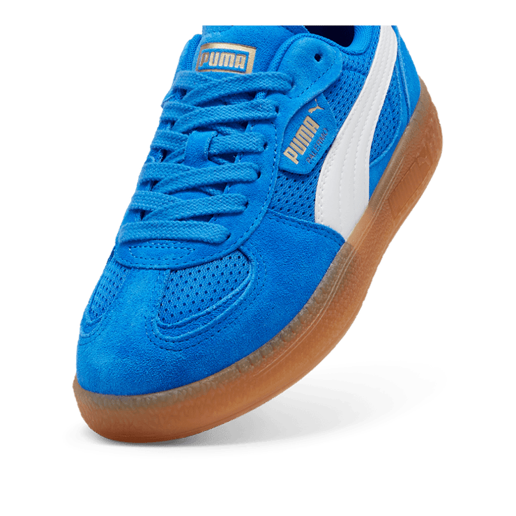 PUMA Palermo LaModa Vintage Sneakers in Hyperlink Blue/Gum Angle 2