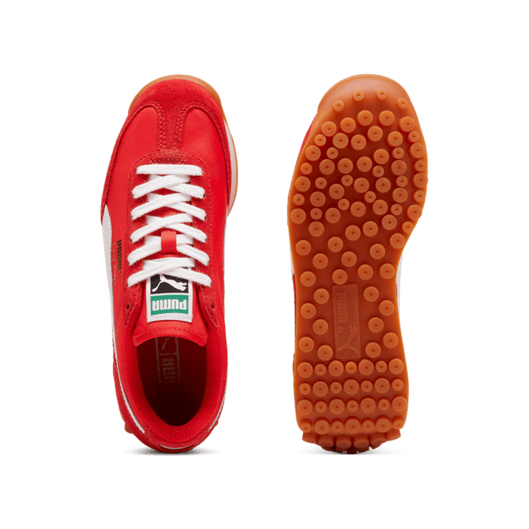 PUMA Easy Rider Vintage Sneakers in Red/White (GS) Angle 0