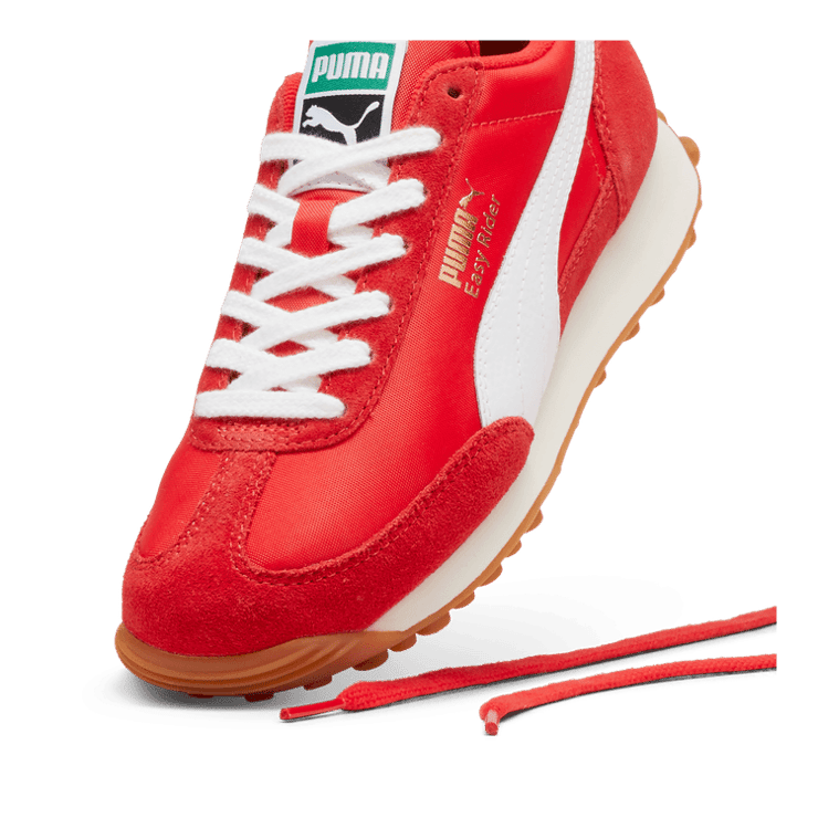 PUMA Easy Rider Vintage Sneakers in Red/White (GS) Angle 2