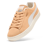 PUMA Suede New Bloom Sneakers in Peach Fizz/Warm White/Team Gold Angle 2