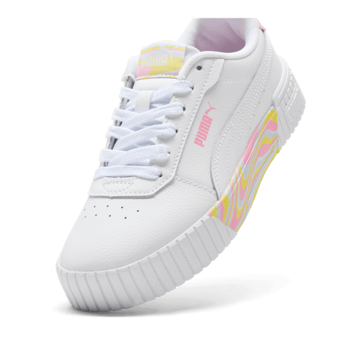 PUMA Carina 2.0 Endless Summer Sneakers in White/Pink Lilac