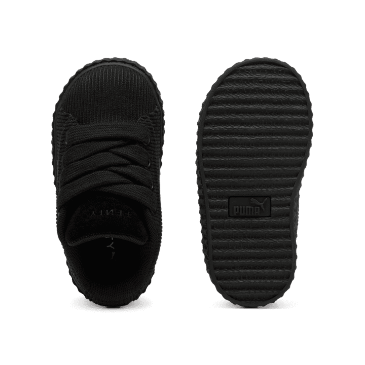 FENTY x PUMA Creeper Phatty In Session s' Sneakers in Black/Gold (TD) Angle 0