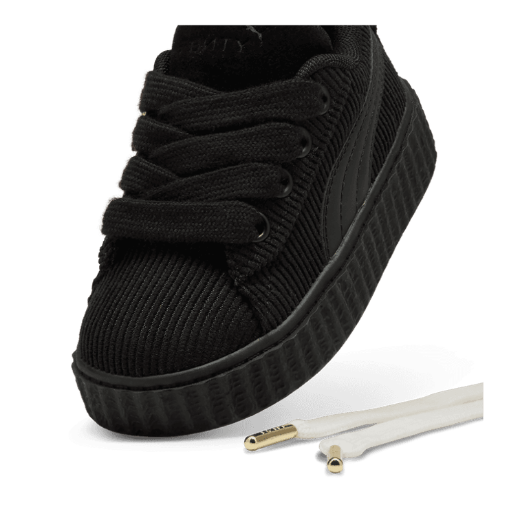 FENTY x PUMA Creeper Phatty In Session s' Sneakers in Black/Gold (TD) Angle 2