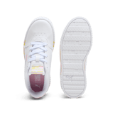 PUMA Carina 2.0 Endless Summer Sneakers in White/Pink Lilac/Lemon Meringue (PS) Angle 0