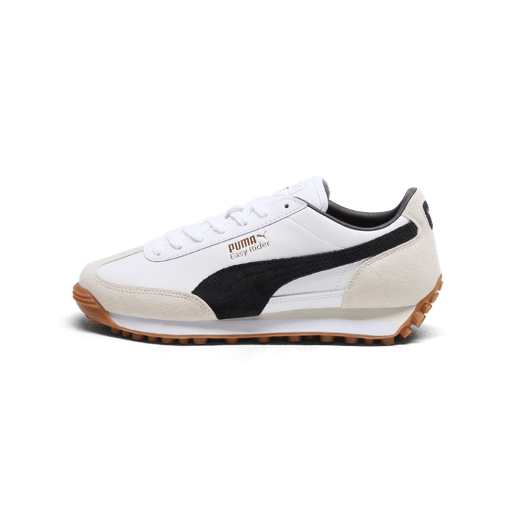 PUMA Easy Rider Mix Sneakers in White/Black Angle 1